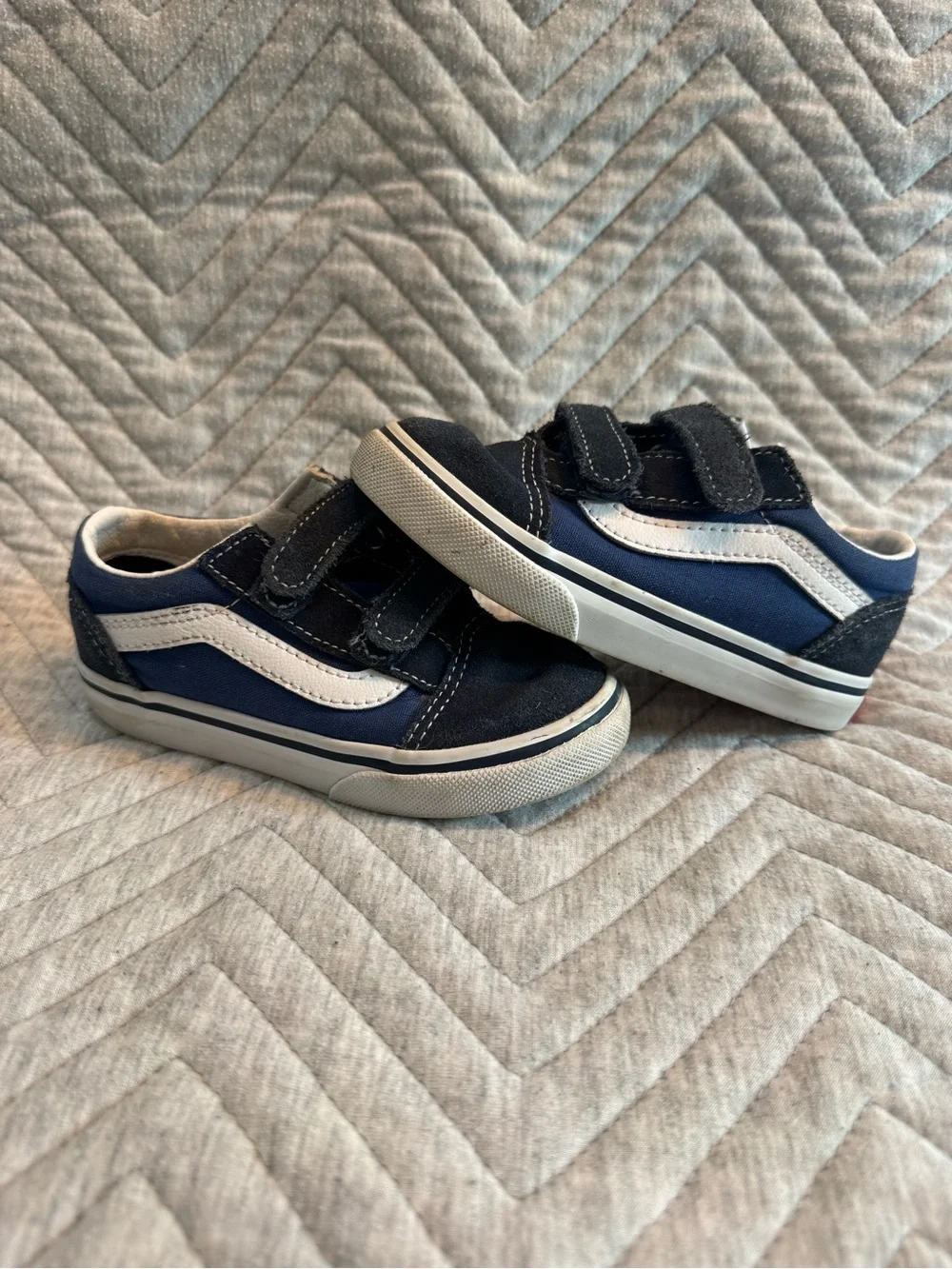 Toddler size 8 Vans brand in blue